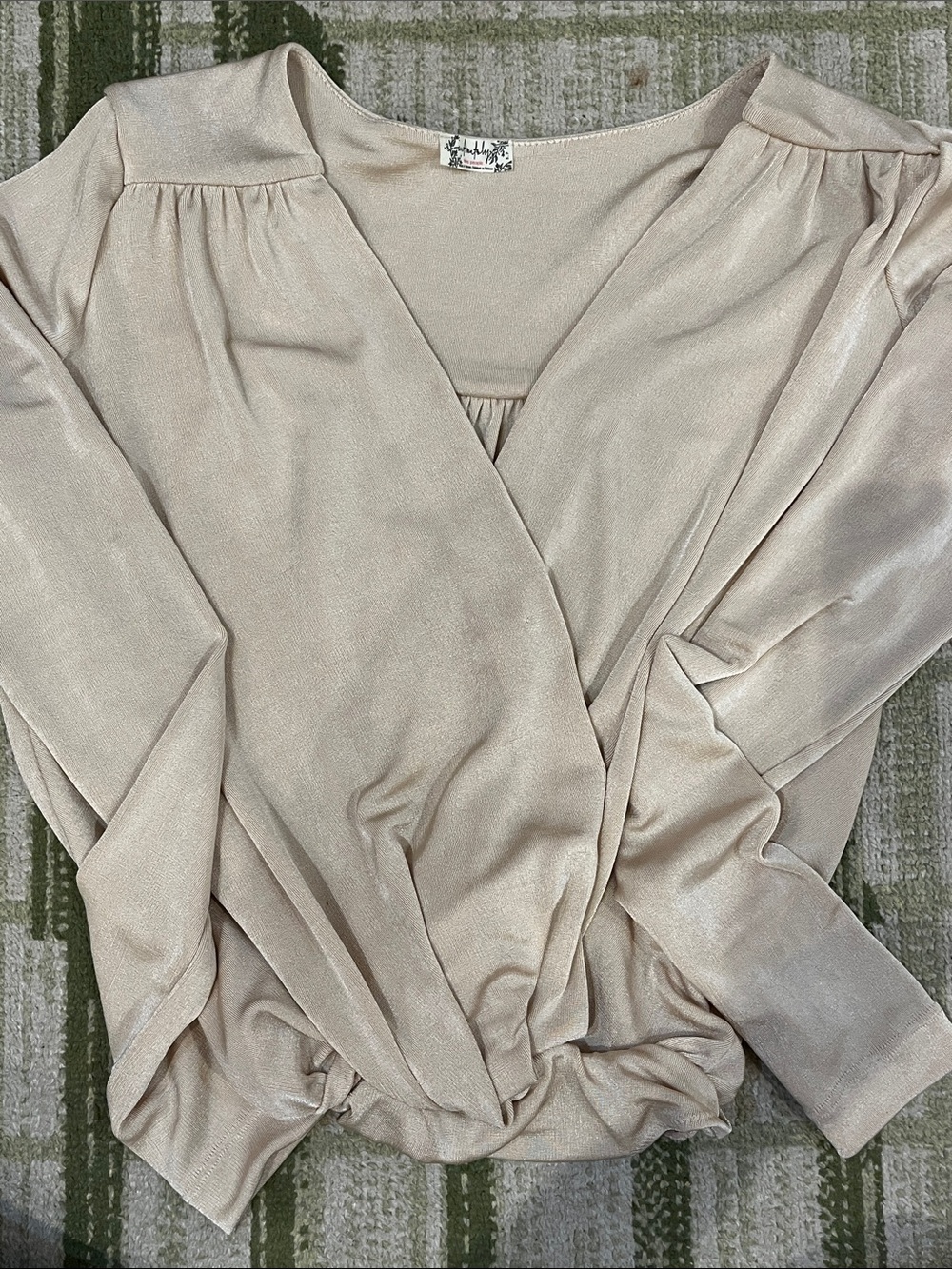 Free People Intimately Pale Blush Satin Slip Tank